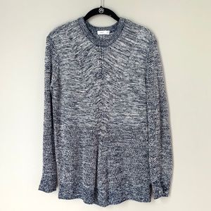 Vince slate blue high neck sweater